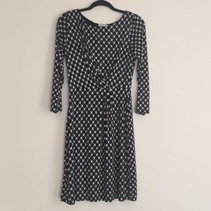 Stitch Fix GILLI Black & Cream print dress